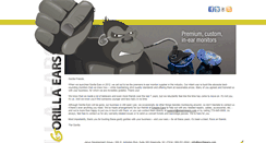 Desktop Screenshot of gorillaears.com